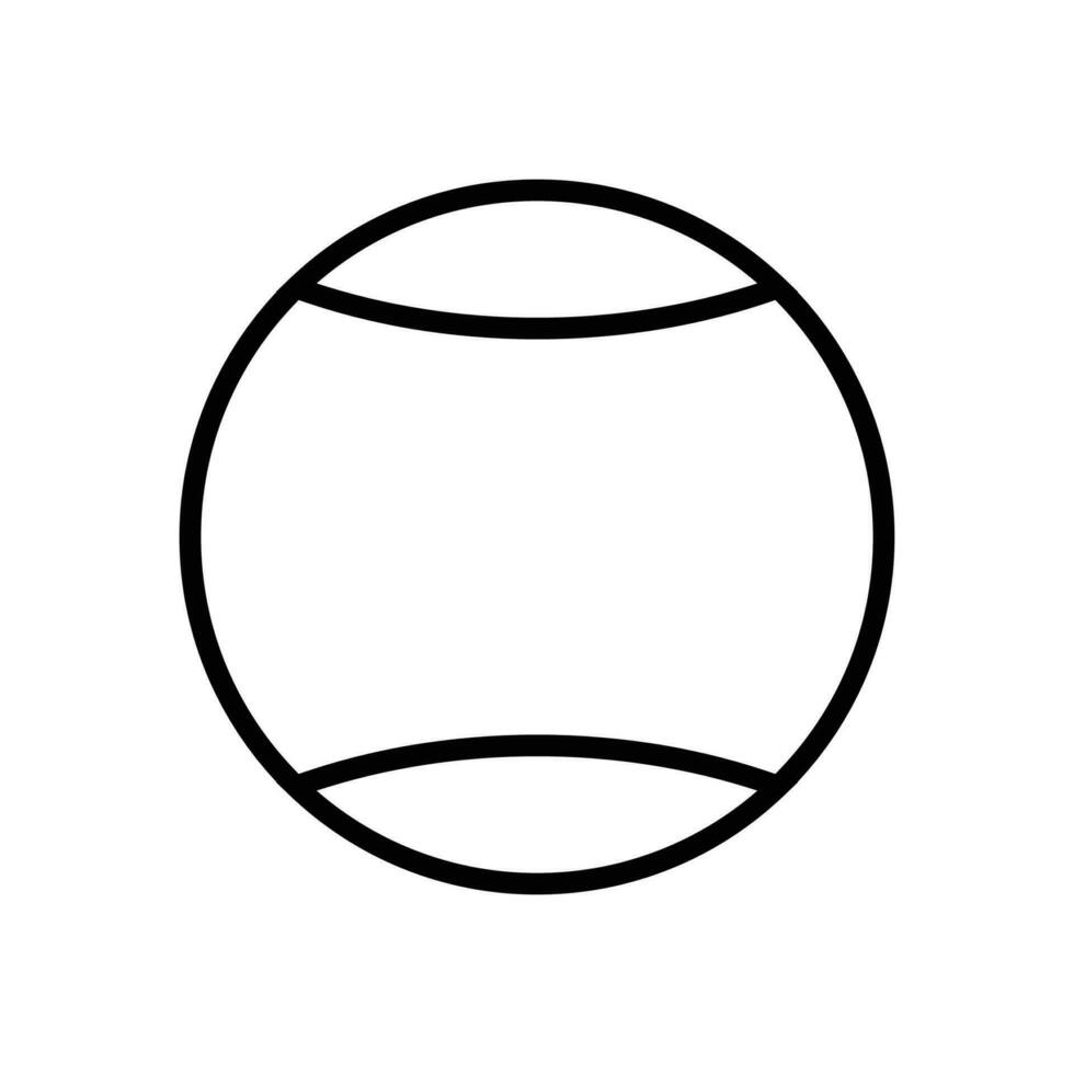 Tennis Ball Symbol Vektor Design Vorlage im Weiß Hintergrund