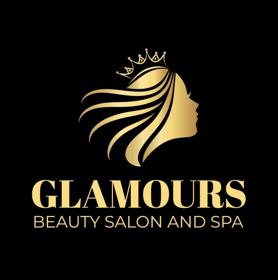 Logo zum Schönheit Salon und Spa, Vektor Schönheit Salon Logo, Logo Das Sie können verwenden zum bilden Künstler, Frisur, Schönheit Salon, Spa, usw.