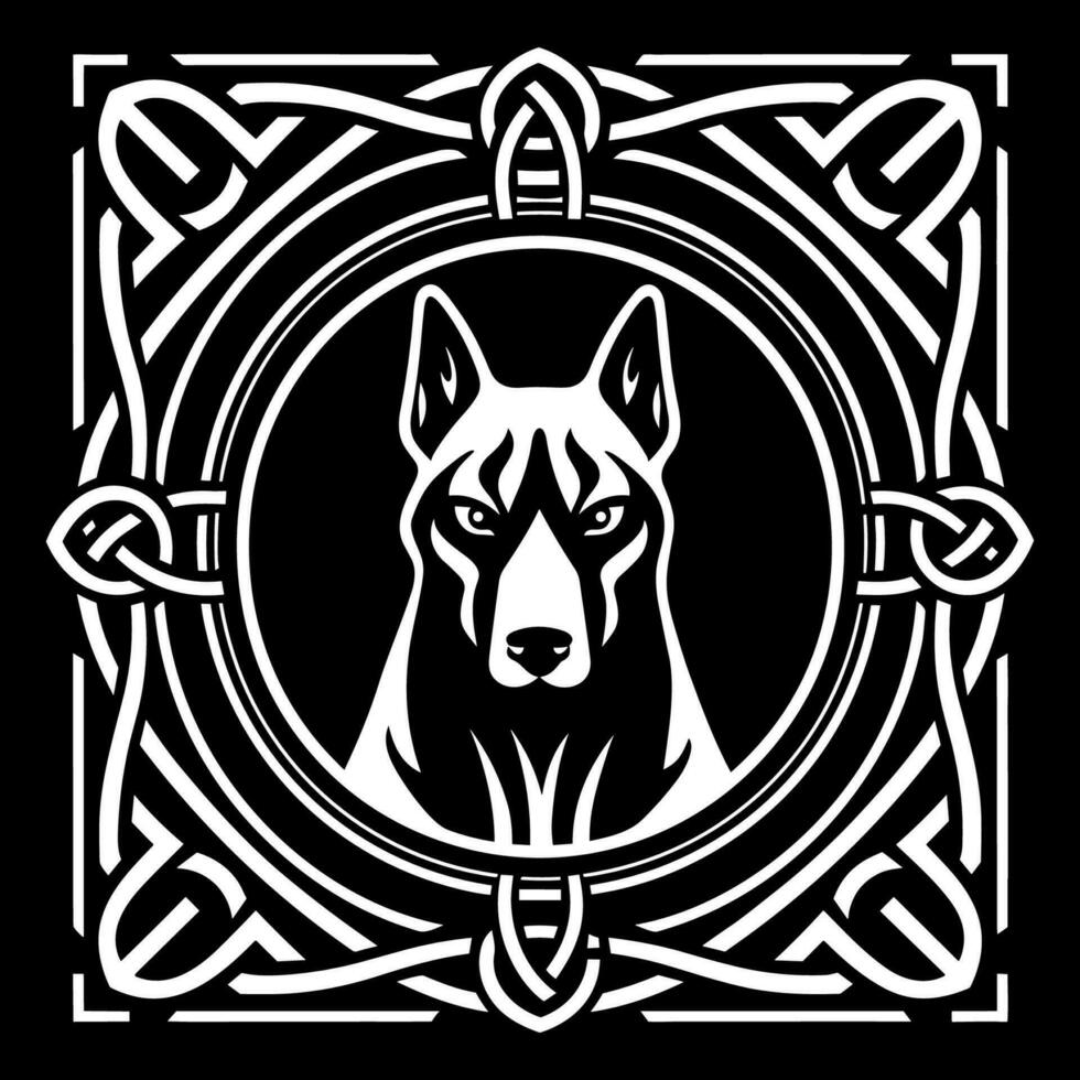 hund celtic Knut vektor