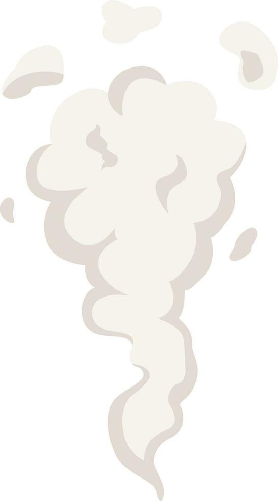 tecknad serie explosion, ånga moln, puff, dimma, dimma, vattnig ånga. särskild effekt. vektor