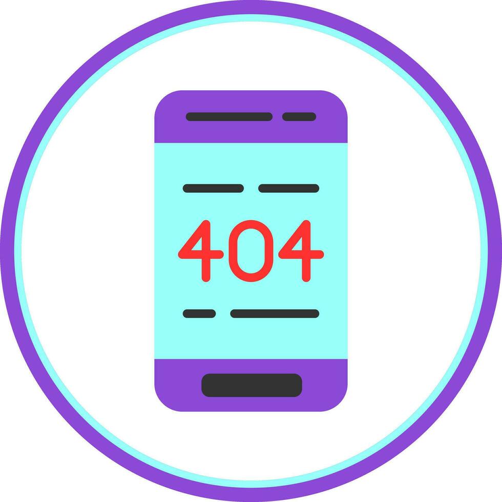 404 Error Vektor Symbol Design