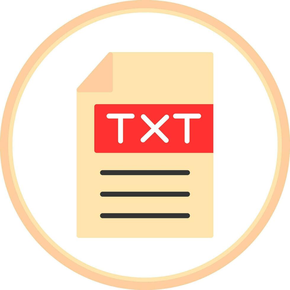 Text vektor ikon design