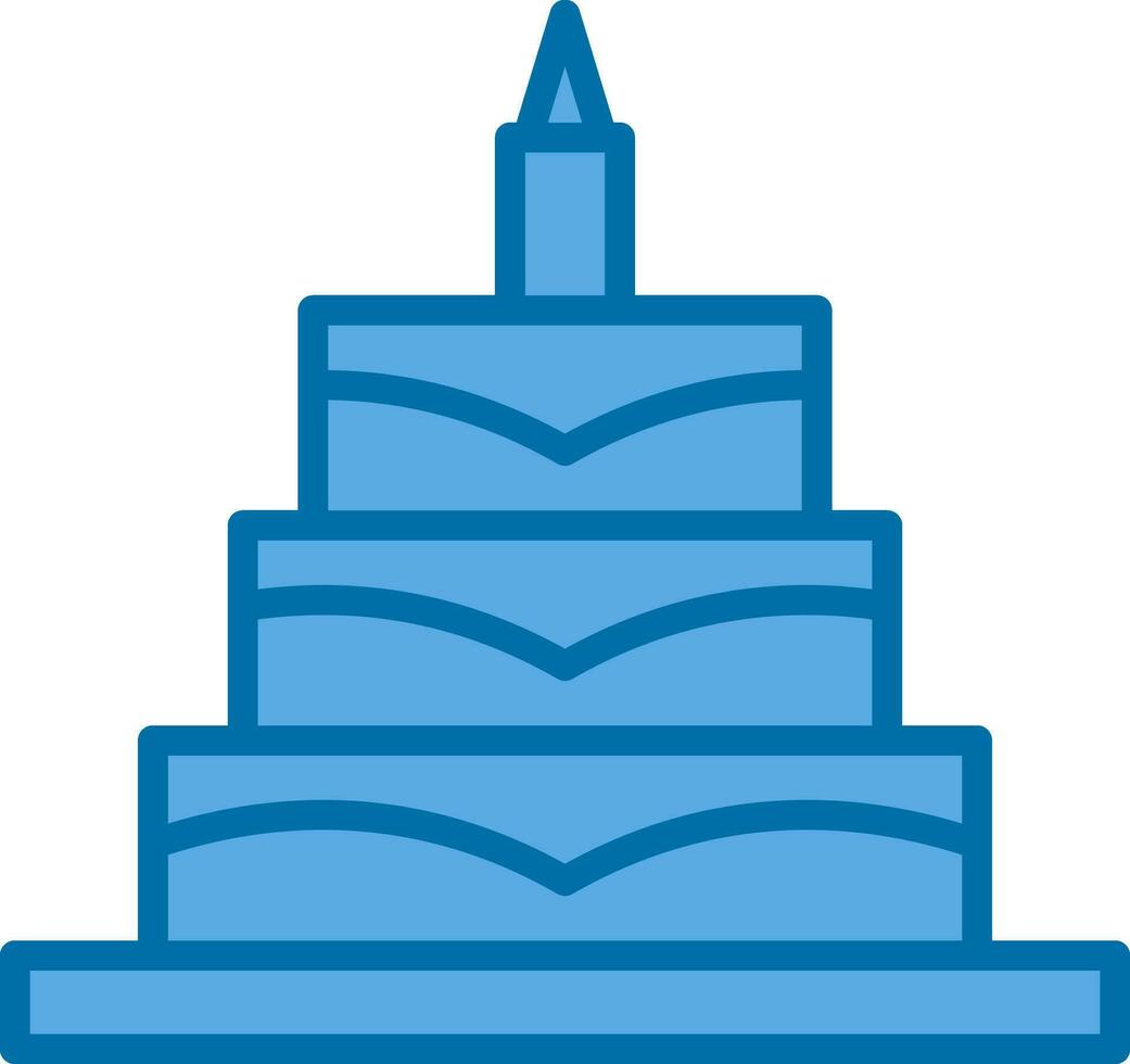 Geburtstag Kuchen Vektor Symbol Design