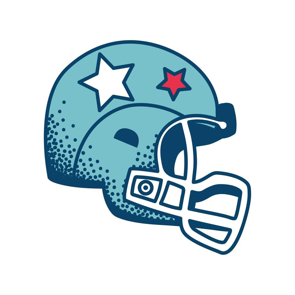 American Football Helm vektor