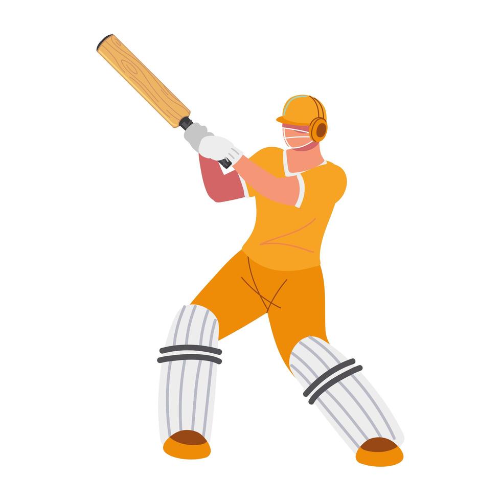 Cricket-Mann-Sport vektor