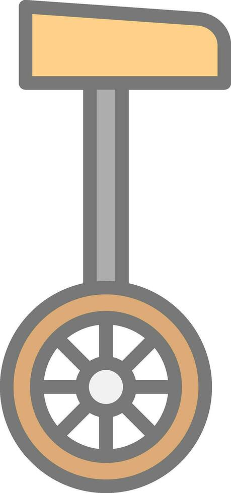 Einrad Vektor Symbol Design