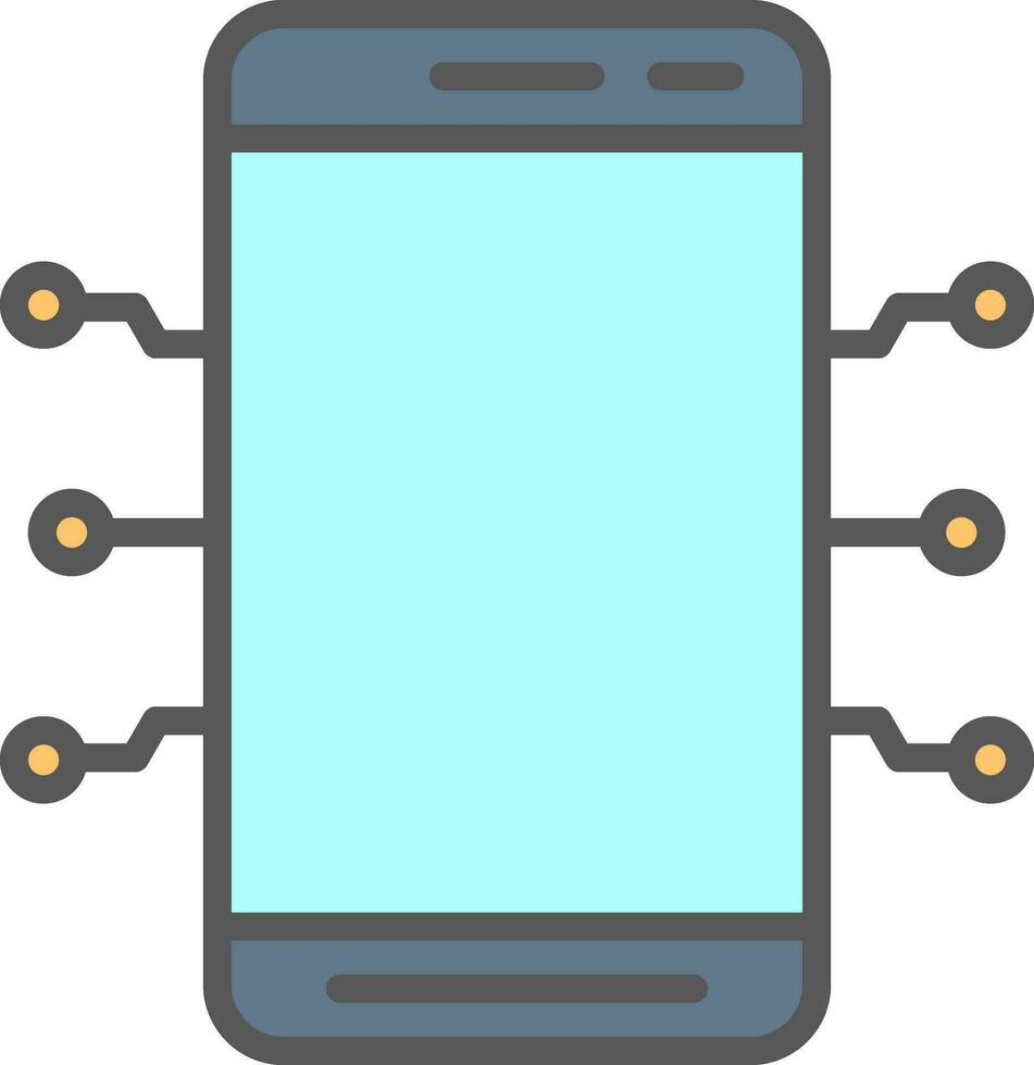 mobil teknologi vektor ikon design