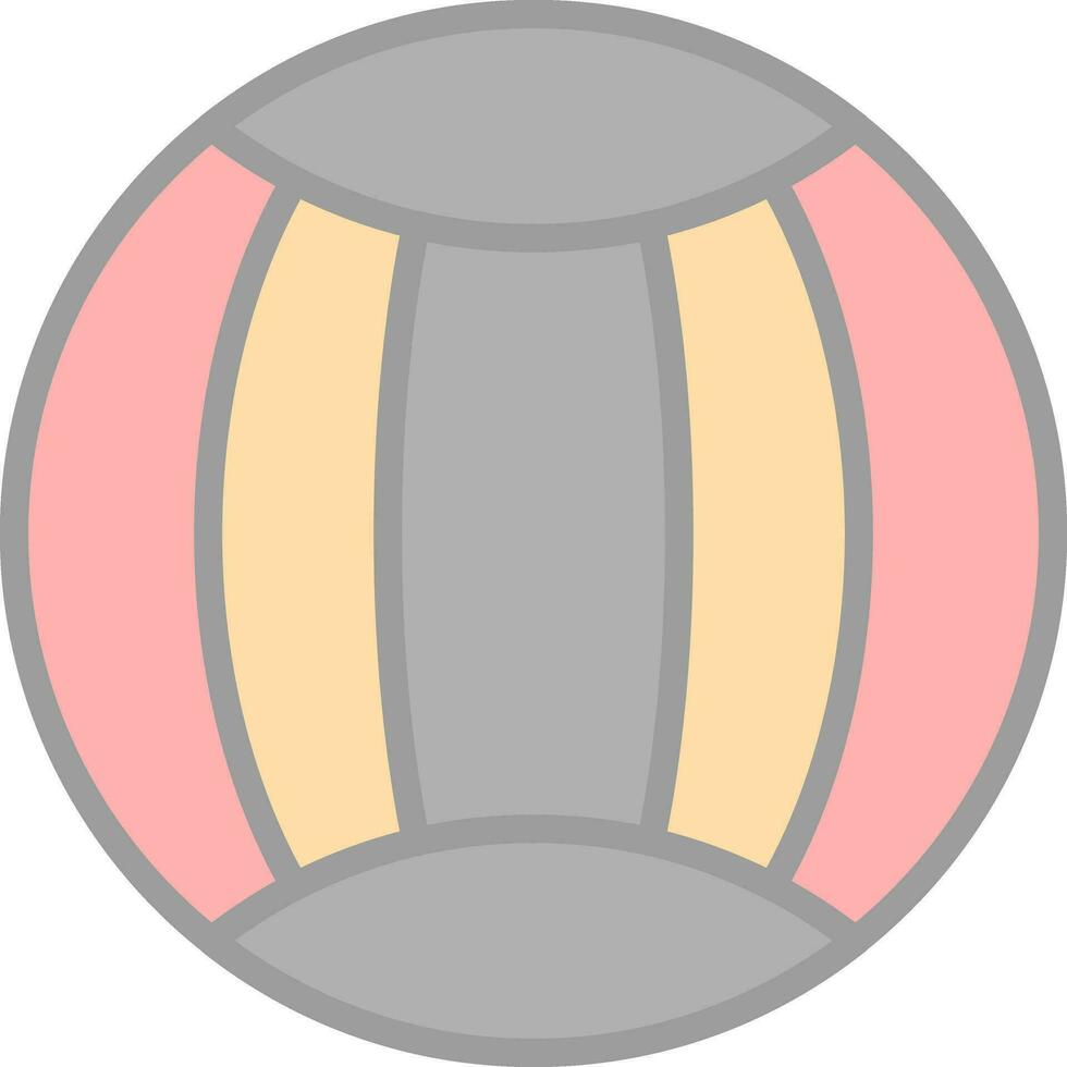 Strand Ball Vektor Symbol Design