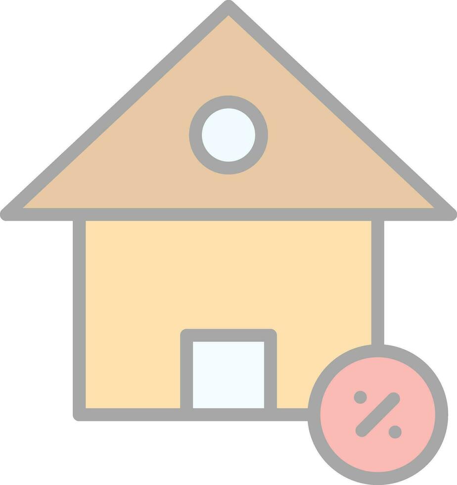 Hypothek Vektor Symbol Design