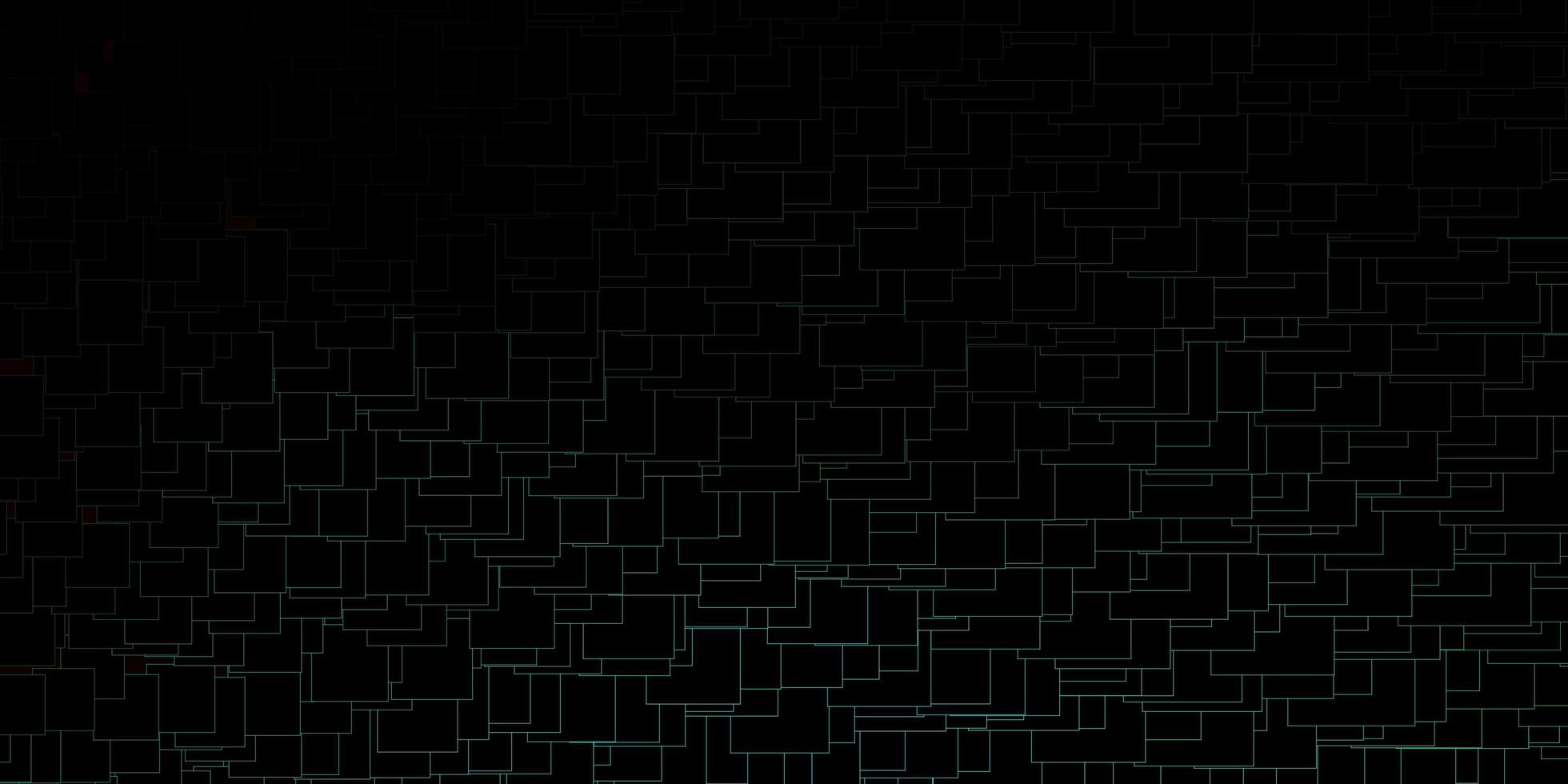 mörkgrön vektormall i rektanglar ny abstrakt illustration med rektangulära former mall för mobiltelefoner vektor