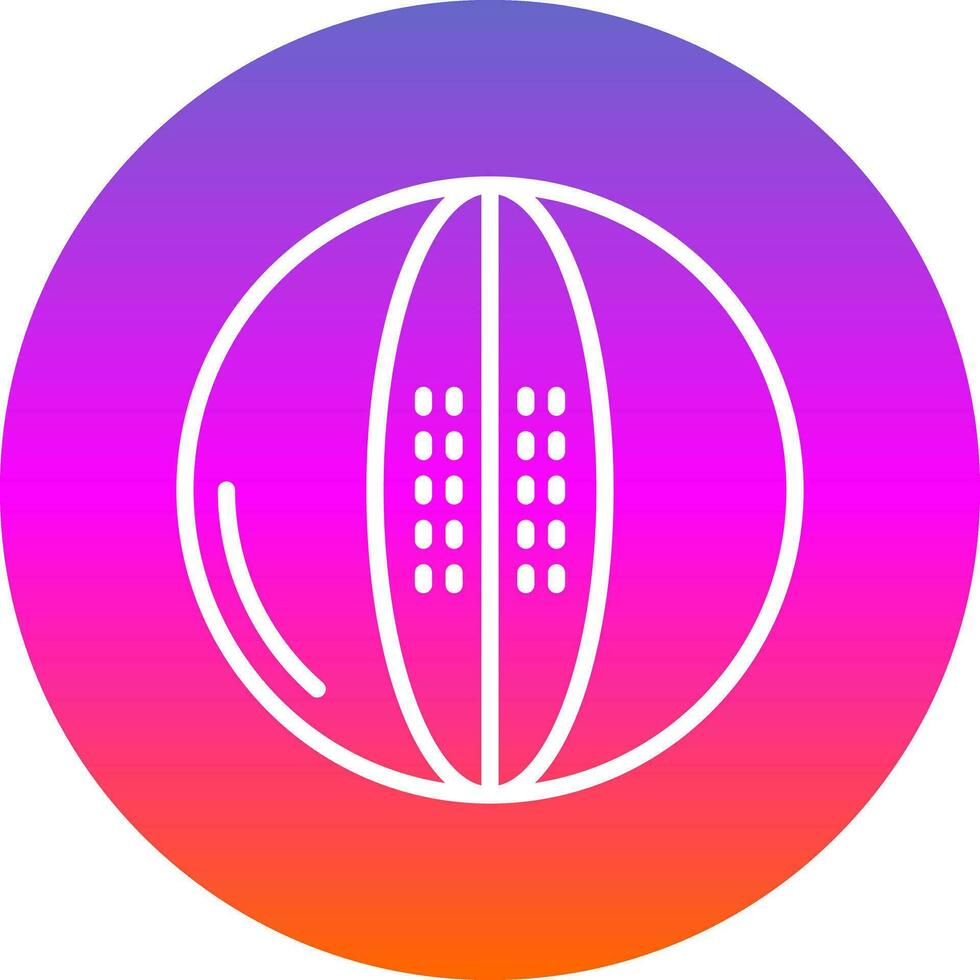 Melone Cantaloup-Melone Vektor Symbol Design