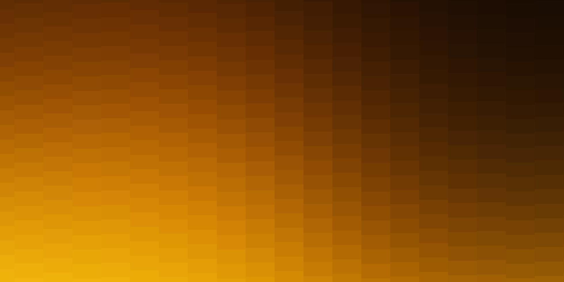 dunkelorangefarbener Vektorhintergrund mit abstrakten Farbverlaufsillustrationen der Rechtecke mit Rechteckmuster für Werbeanzeigen vektor