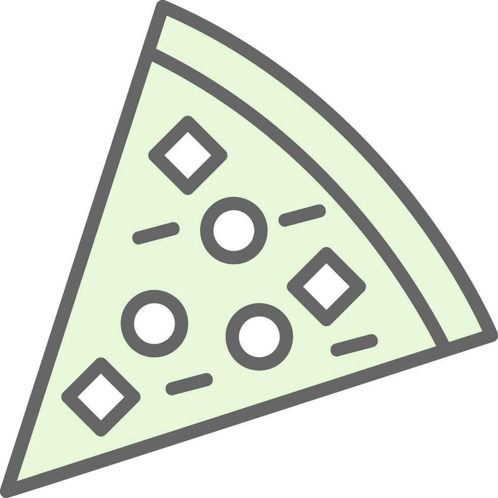 Pizza-Vektor-Icon-Design vektor