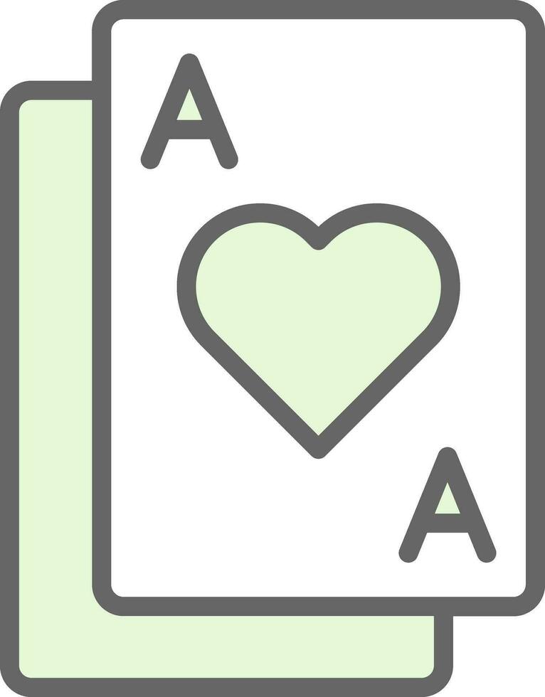 spielen Karten Vektor Symbol Design