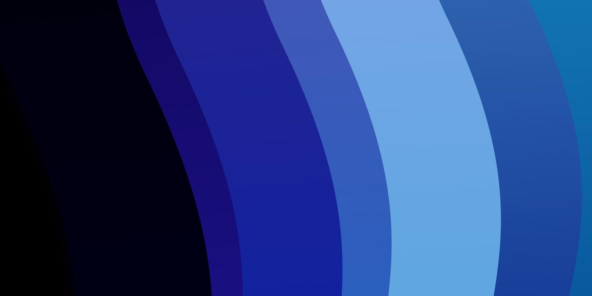 mörkrosa blå vektorbakgrund med böjda linjer ljus illustration med lutande cirkelbågemönster för reklamannonser vektor