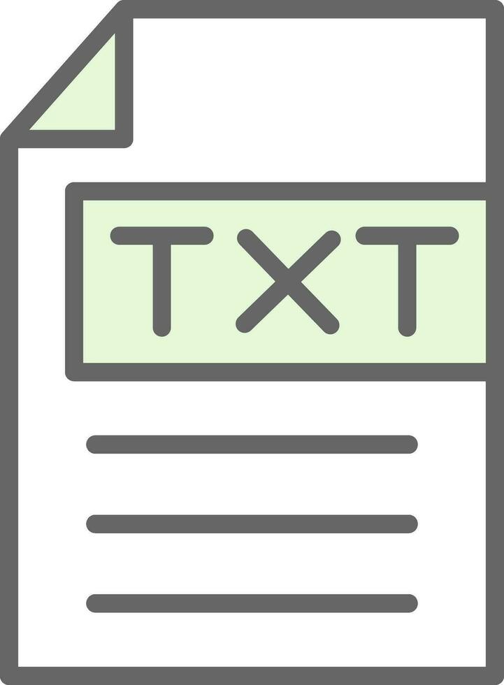 Text vektor ikon design