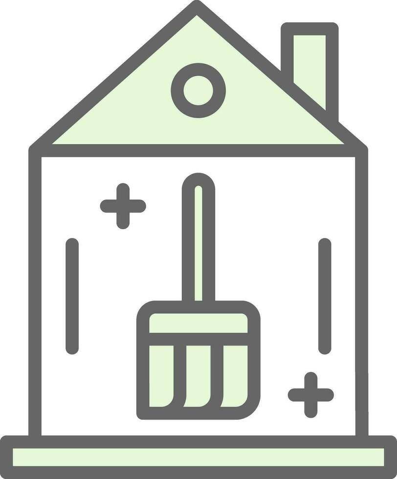 Haus Reinigung Vektor Symbol Design