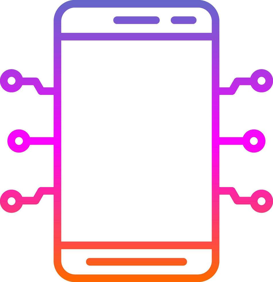 Handy, Mobiltelefon Technologie Vektor Symbol Design
