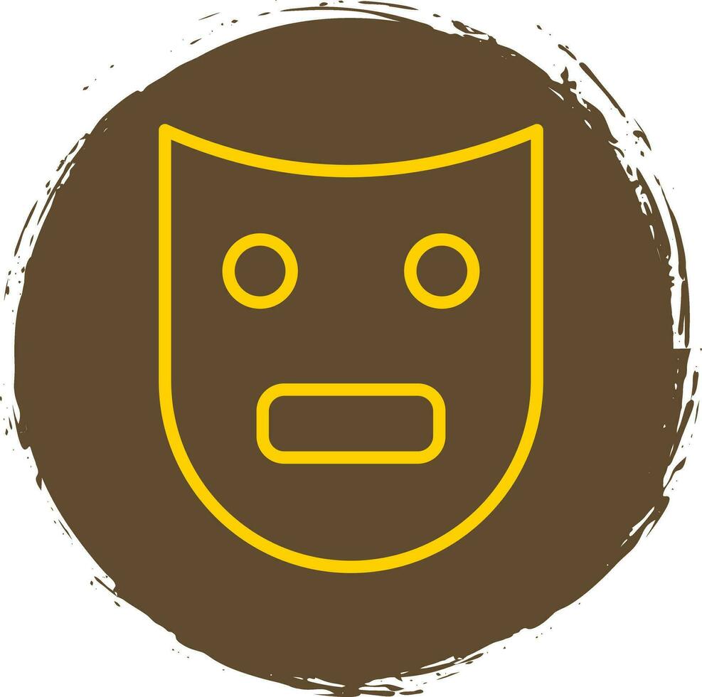 teater mask vektor ikon design