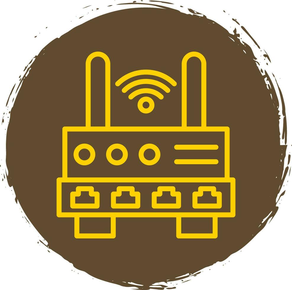 W-lan Router Vektor Symbol Design