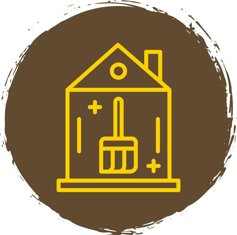 Haus Reinigung Vektor Symbol Design