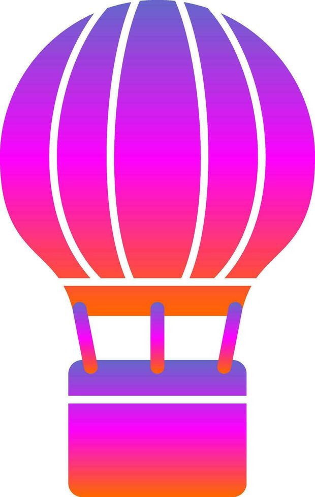 heiß Luft Ballon Vektor Symbol Design