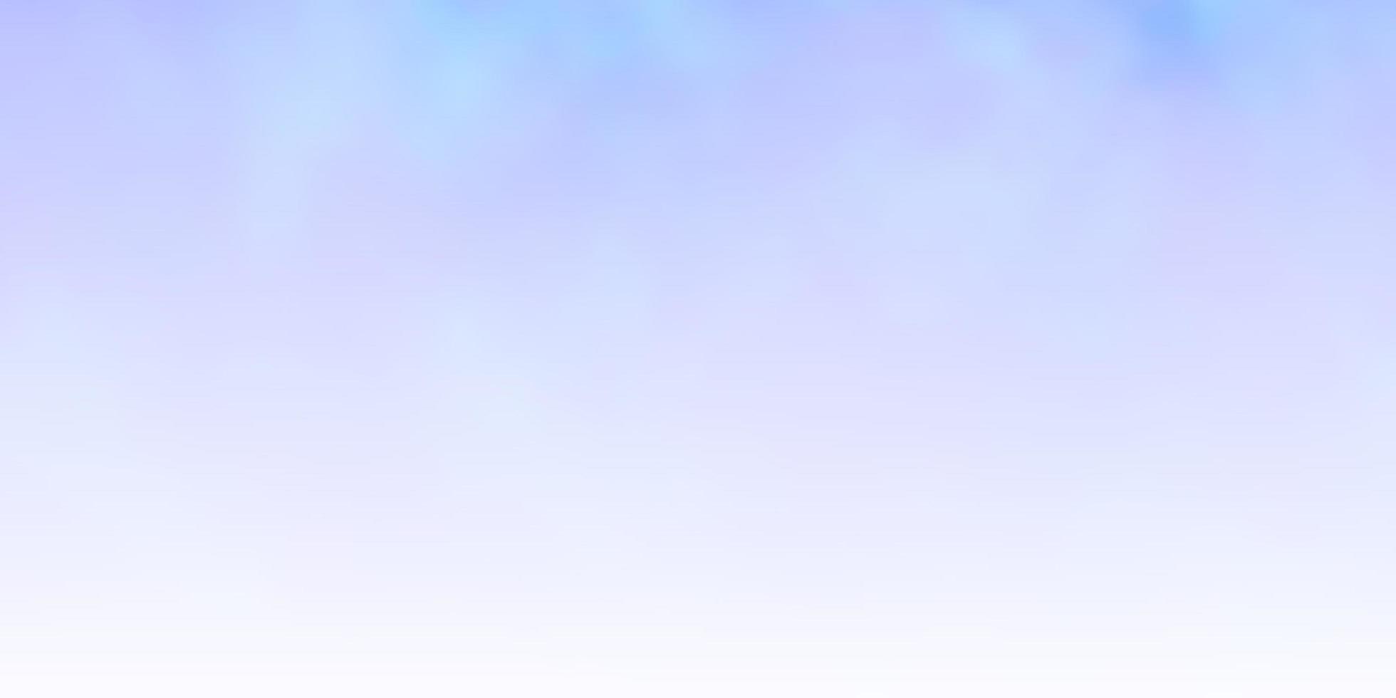 hellblauer Vektorhintergrund mit cumulus-glänzender Illustration mit abstrakter Farbverlaufswolken-Vorlage für Landing Pages vektor