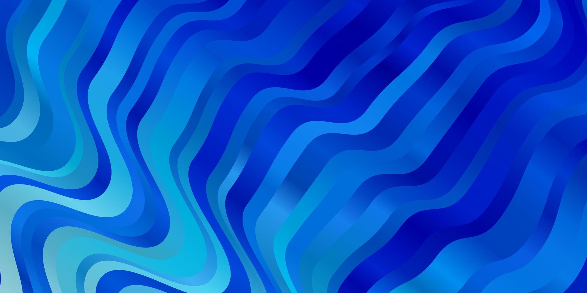 ljusblå vektormall med kurvor färgglad illustration som består av kurvdesign för din företagsreklam vektor
