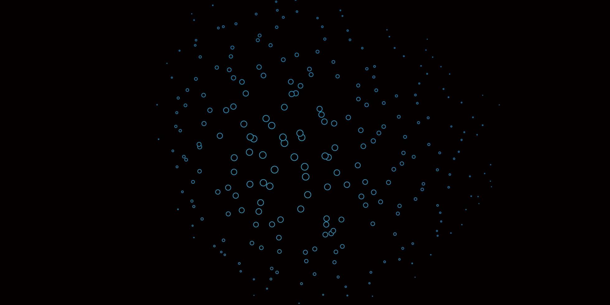 dunkelblauer Vektorhintergrund mit farbiger Illustration der Flecken mit Steigungspunkten im Naturartmuster für Broschüren-Broschüren vektor