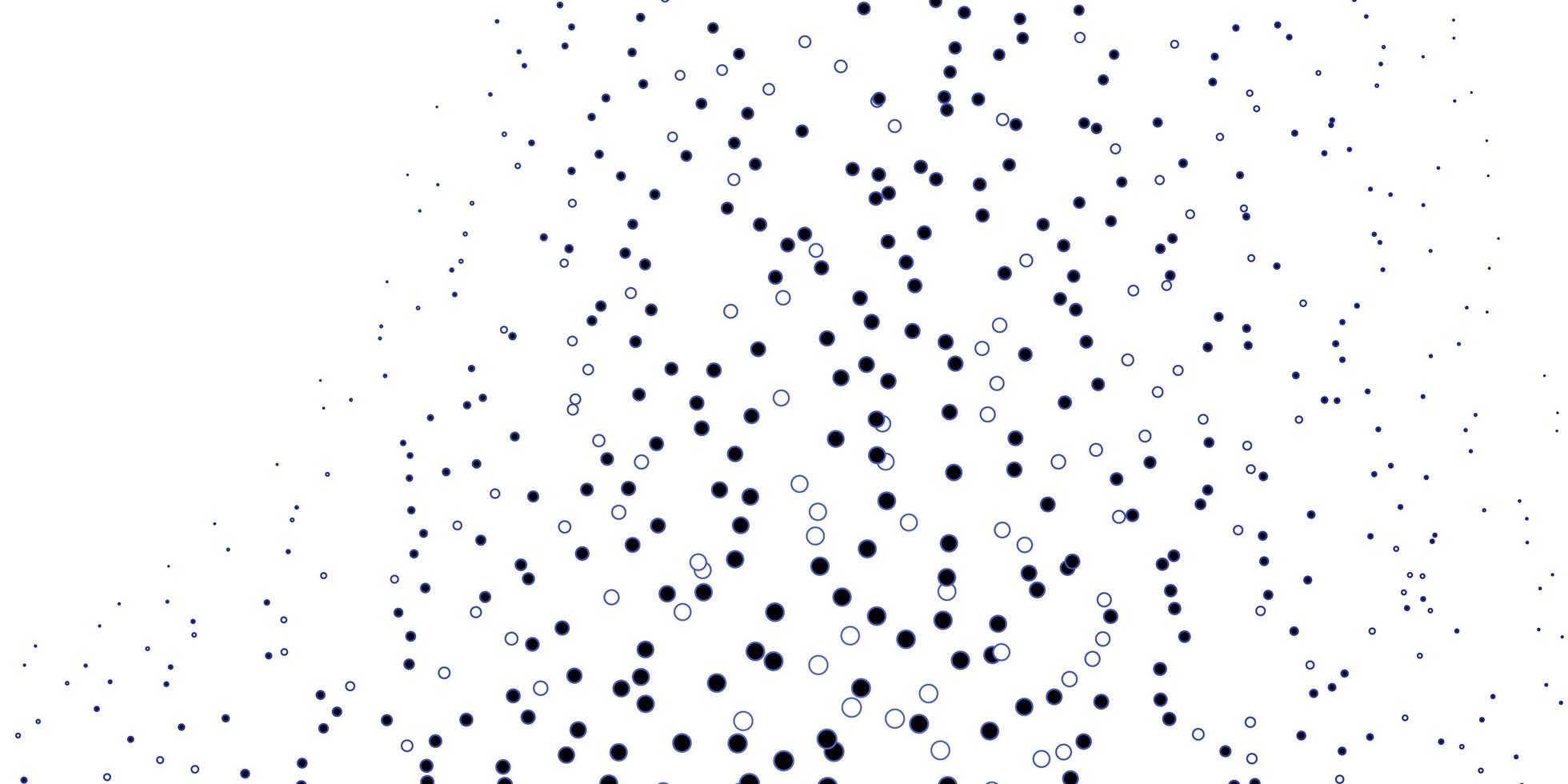 dunkelblaue Vektorvorlage mit Kreisen abstrakte Illustration mit bunten Flecken im Naturstilmuster für Geschäftsanzeigen vektor