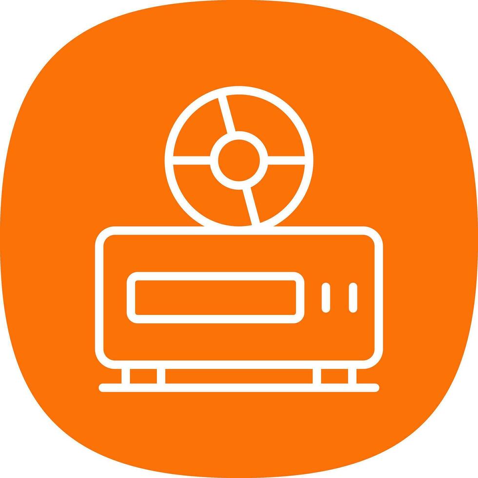 DVD Spieler Vektor Symbol Design