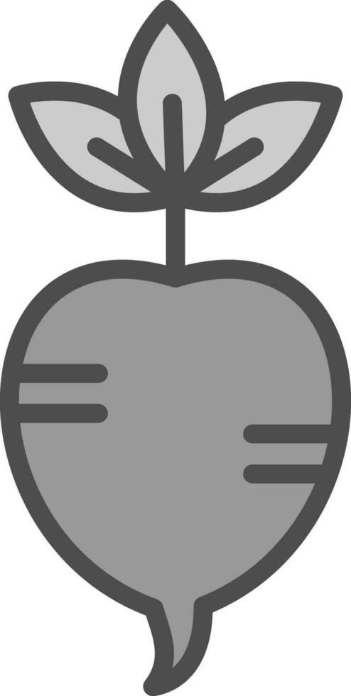 Rüben-Vektor-Icon-Design vektor