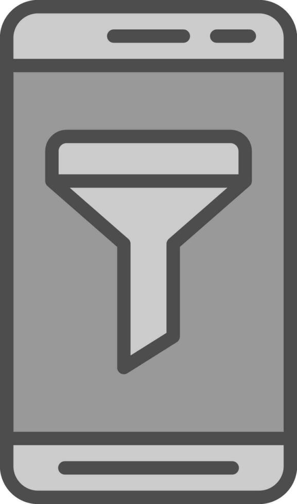 filtrera vektor ikon design