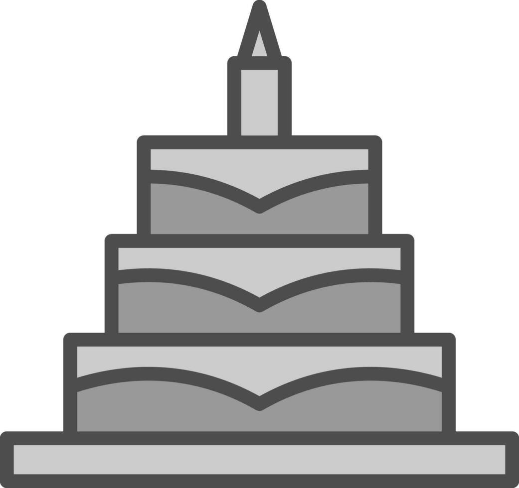 Geburtstag Kuchen Vektor Symbol Design