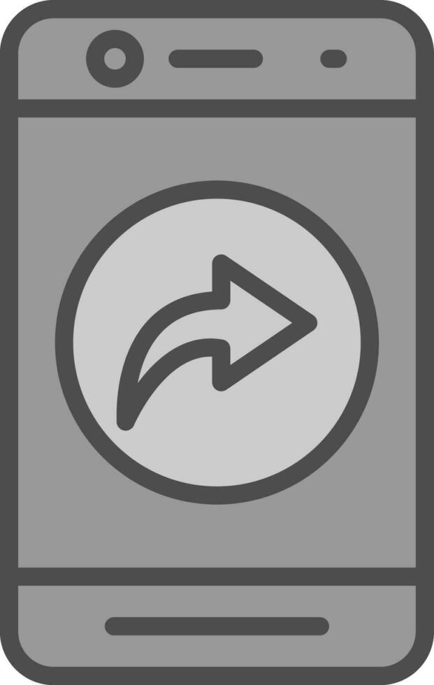 framåt- vektor ikon design