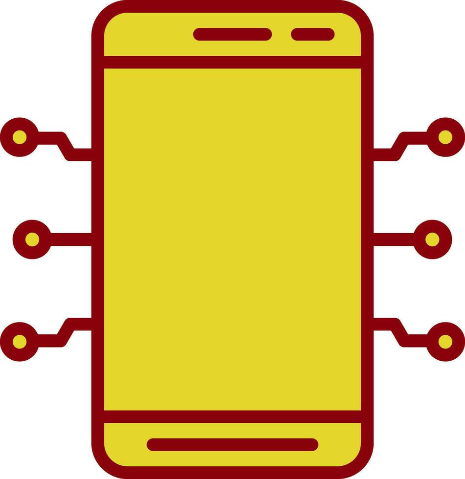 Handy, Mobiltelefon Technologie Vektor Symbol Design