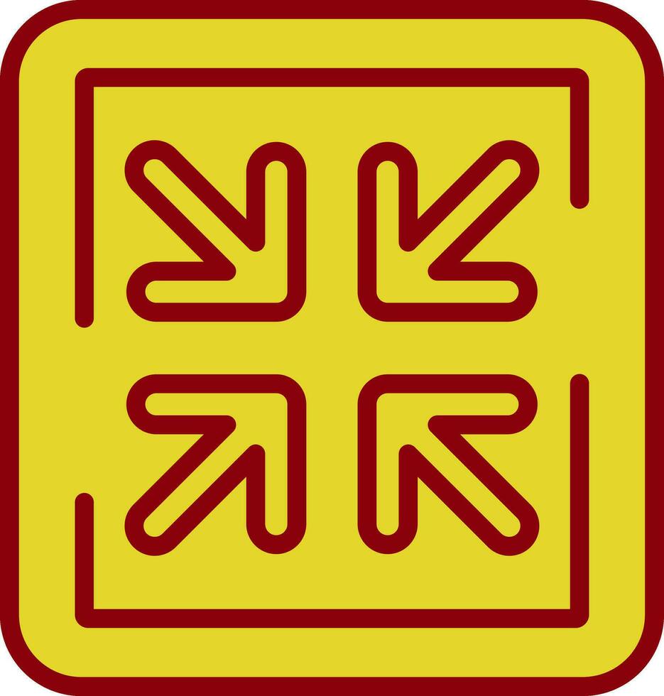 schrumpfen Vektor Symbol Design