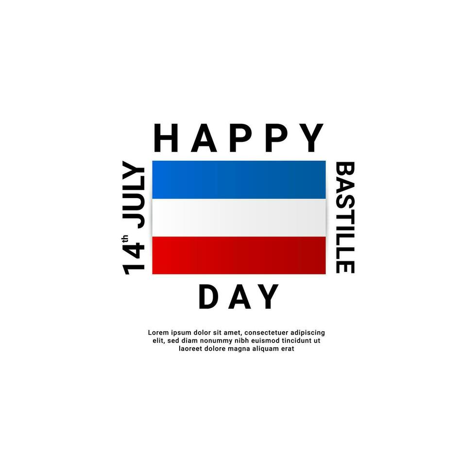 glücklich Bastille Tag Hintergrund, geeignet zum Poster, Hintergründe, Aufkleber und Andere vektor