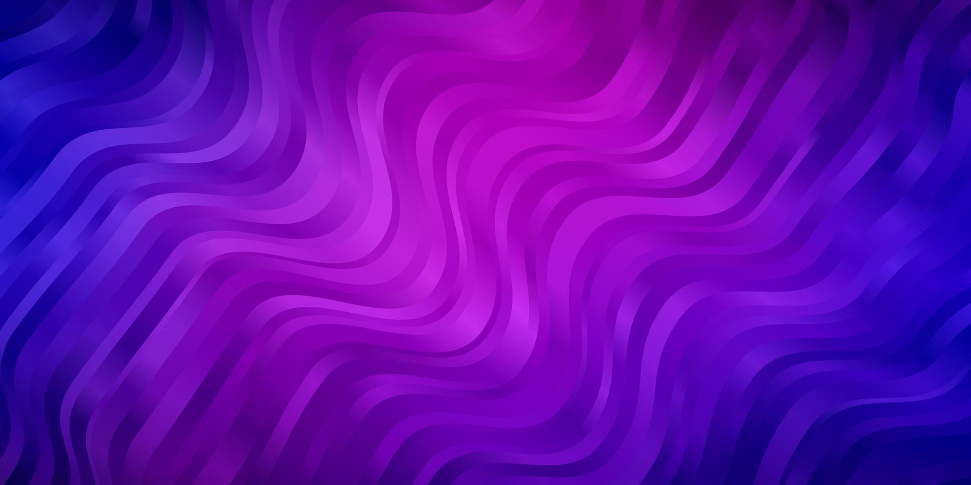 ljus lila rosa vektor bakgrund med linjer illustration i halvton stil med lutning kurvor mönster för webbplatser målsidor