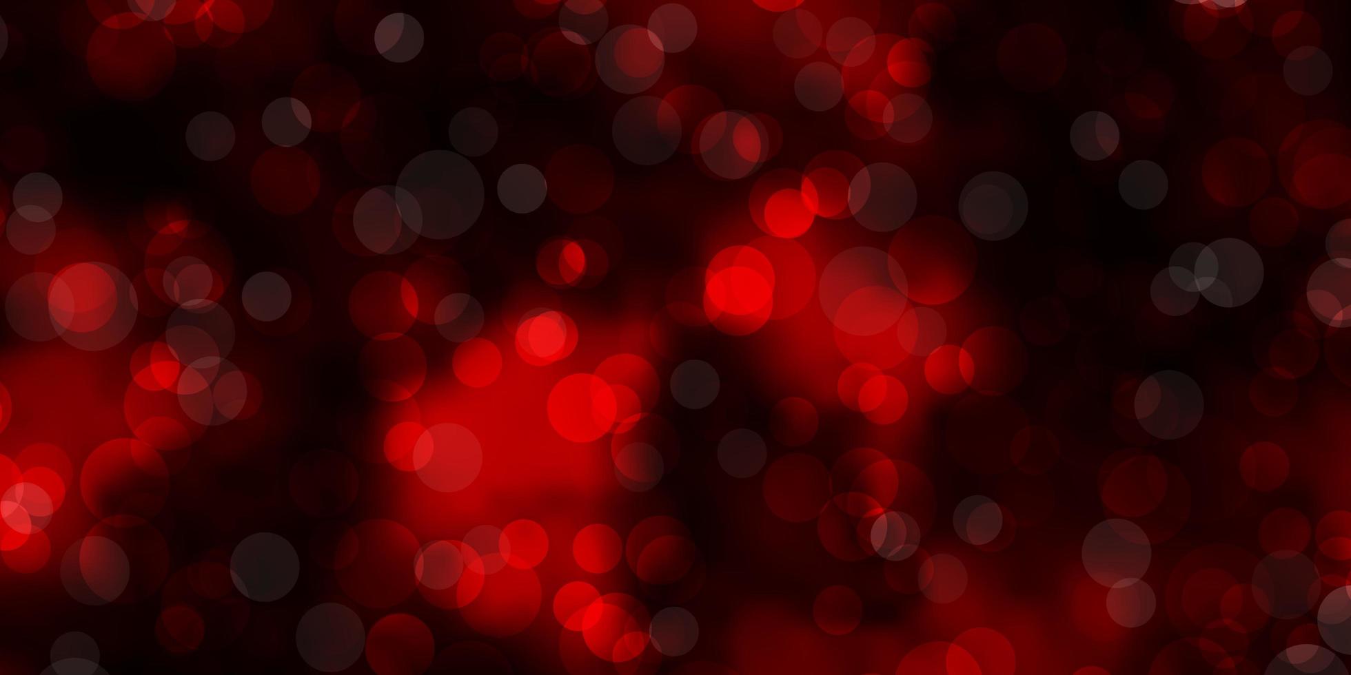 mörk röd vektor bakgrund med fläckar