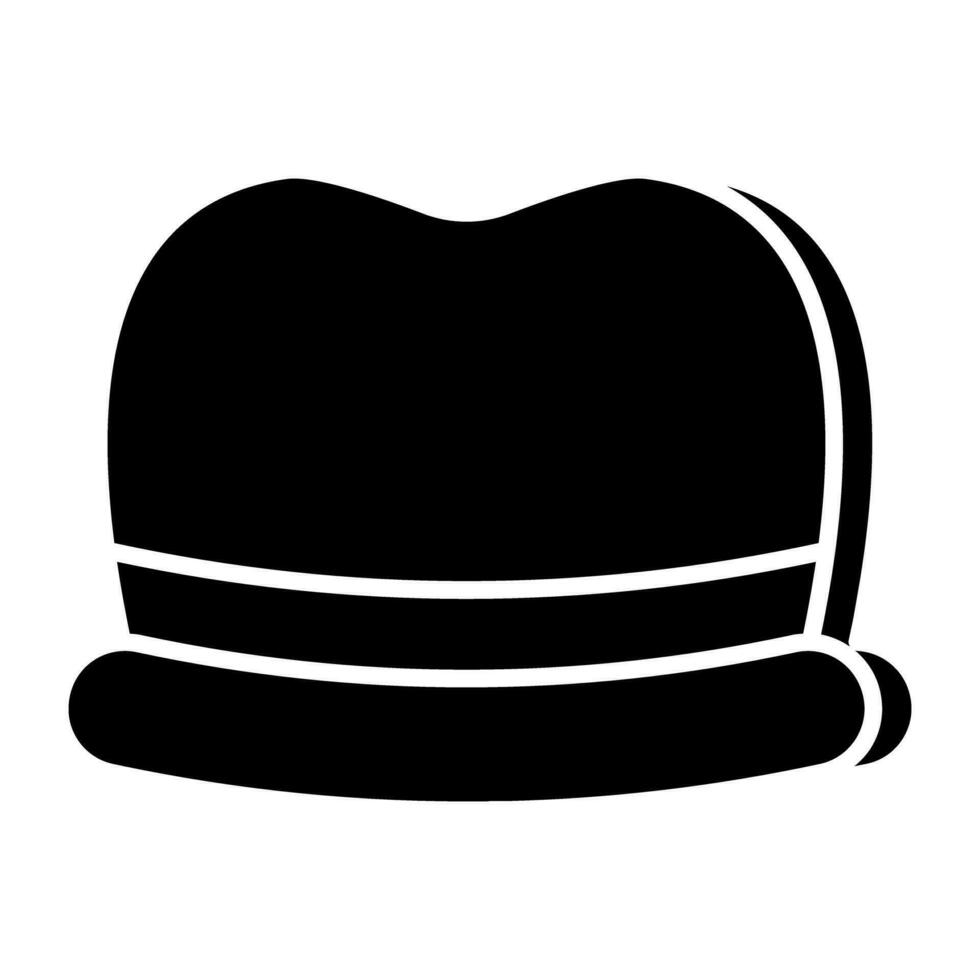 en unik design ikon av hatt vektor