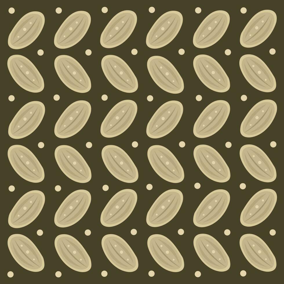 Marin bönor frön vektor illustration för grafisk design och dekorativ element
