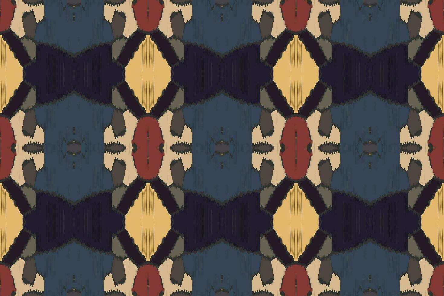 motiv ikat paisley broderi bakgrund. ikat blomma geometrisk etnisk orientalisk mönster traditionell.aztec stil abstrakt vektor illustration.design för textur, tyg, kläder, inslagning, sarong.