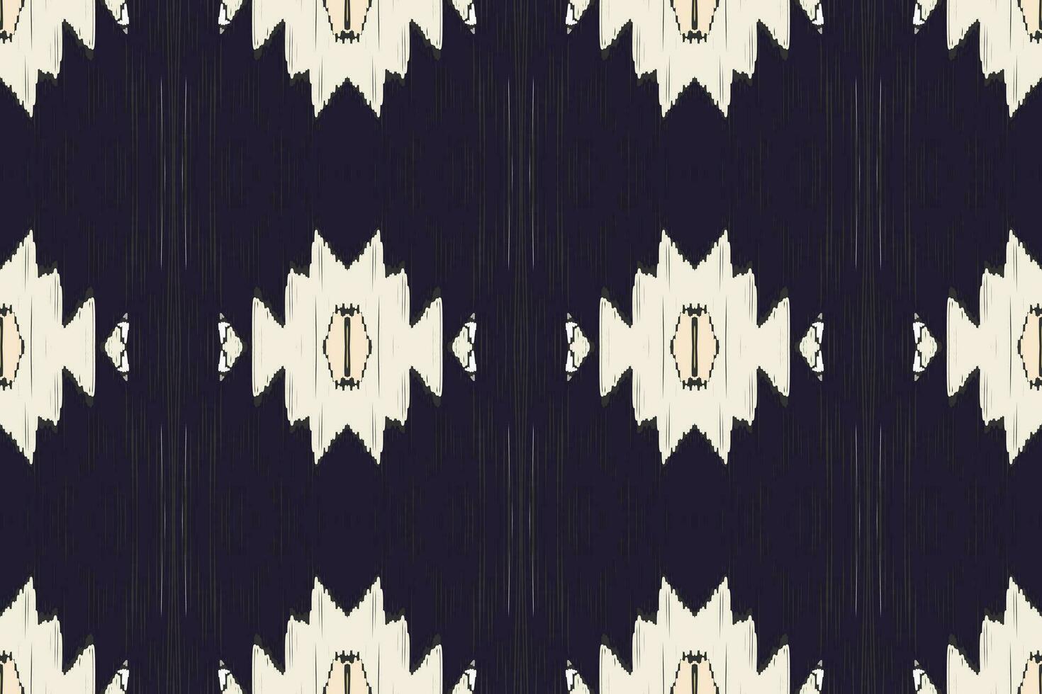 Ikat nahtlos Muster Stickerei Hintergrund. Ikat Damast geometrisch ethnisch orientalisch Muster traditionell. Ikat aztekisch Stil abstrakt Design zum drucken Textur, Stoff, Saree, Sari, Teppich. vektor