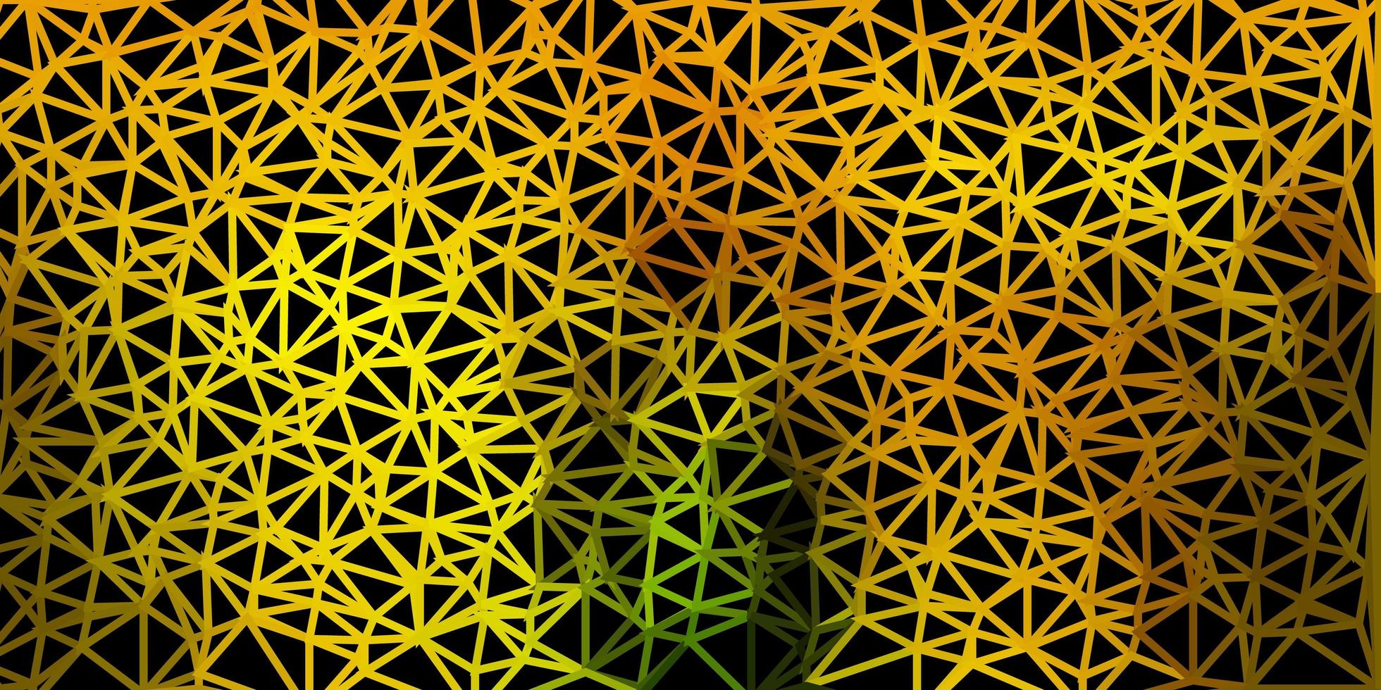 ljusgrön gul vektor geometrisk polygonal layout