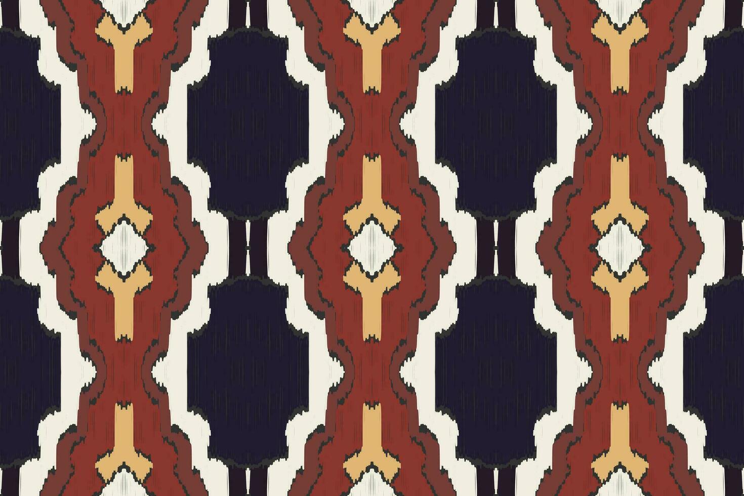 Ikat Damast Paisley Stickerei Hintergrund. Ikat drucken geometrisch ethnisch orientalisch Muster traditionell. Ikat aztekisch Stil abstrakt Design zum drucken Textur, Stoff, Saree, Sari, Teppich. vektor