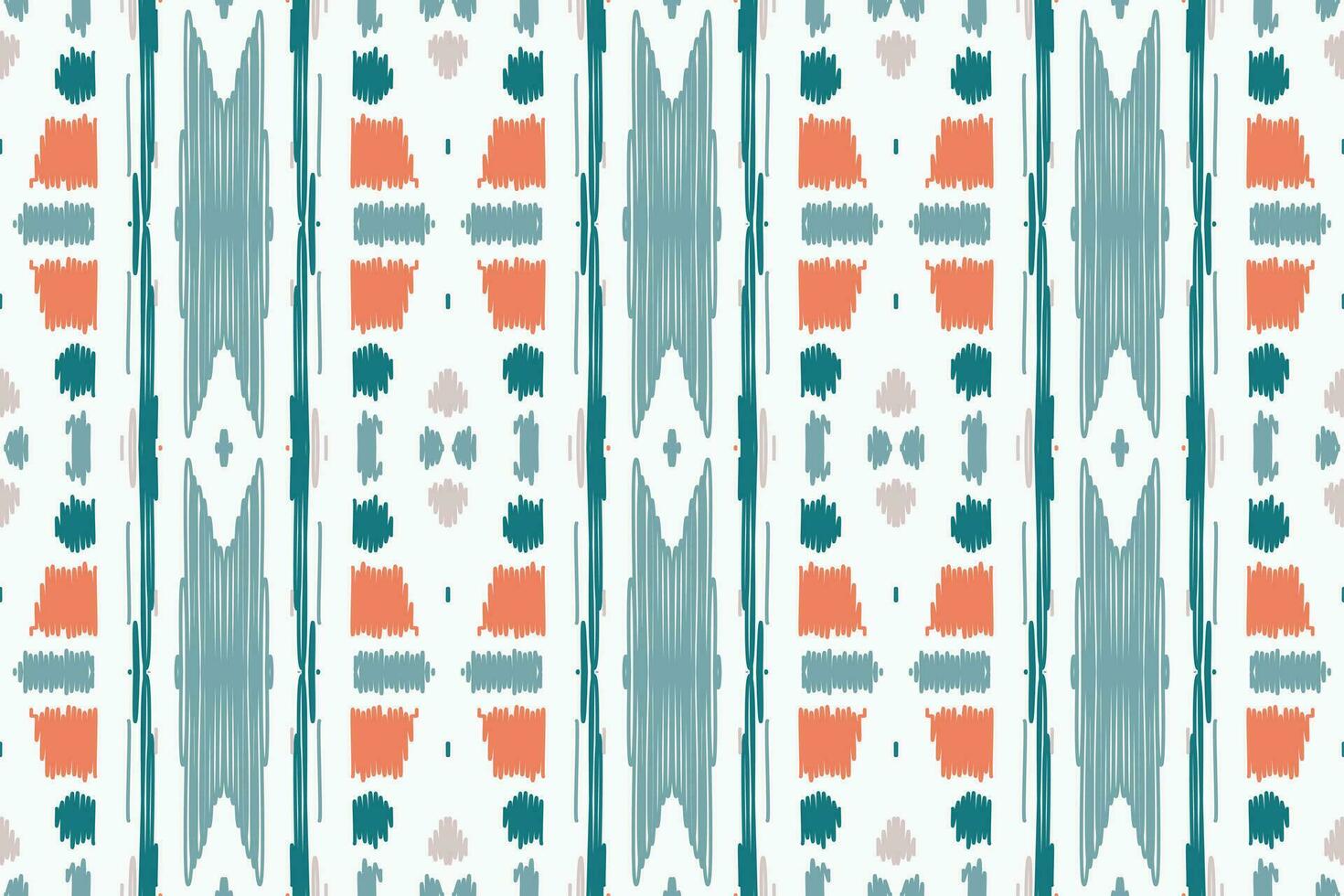 Ikat Damast Stickerei Hintergrund. Ikat aztekisch geometrisch ethnisch orientalisch Muster traditionell.aztekisch Stil abstrakt Vektor illustration.design zum Textur, Stoff, Kleidung, Verpackung, Sarong.