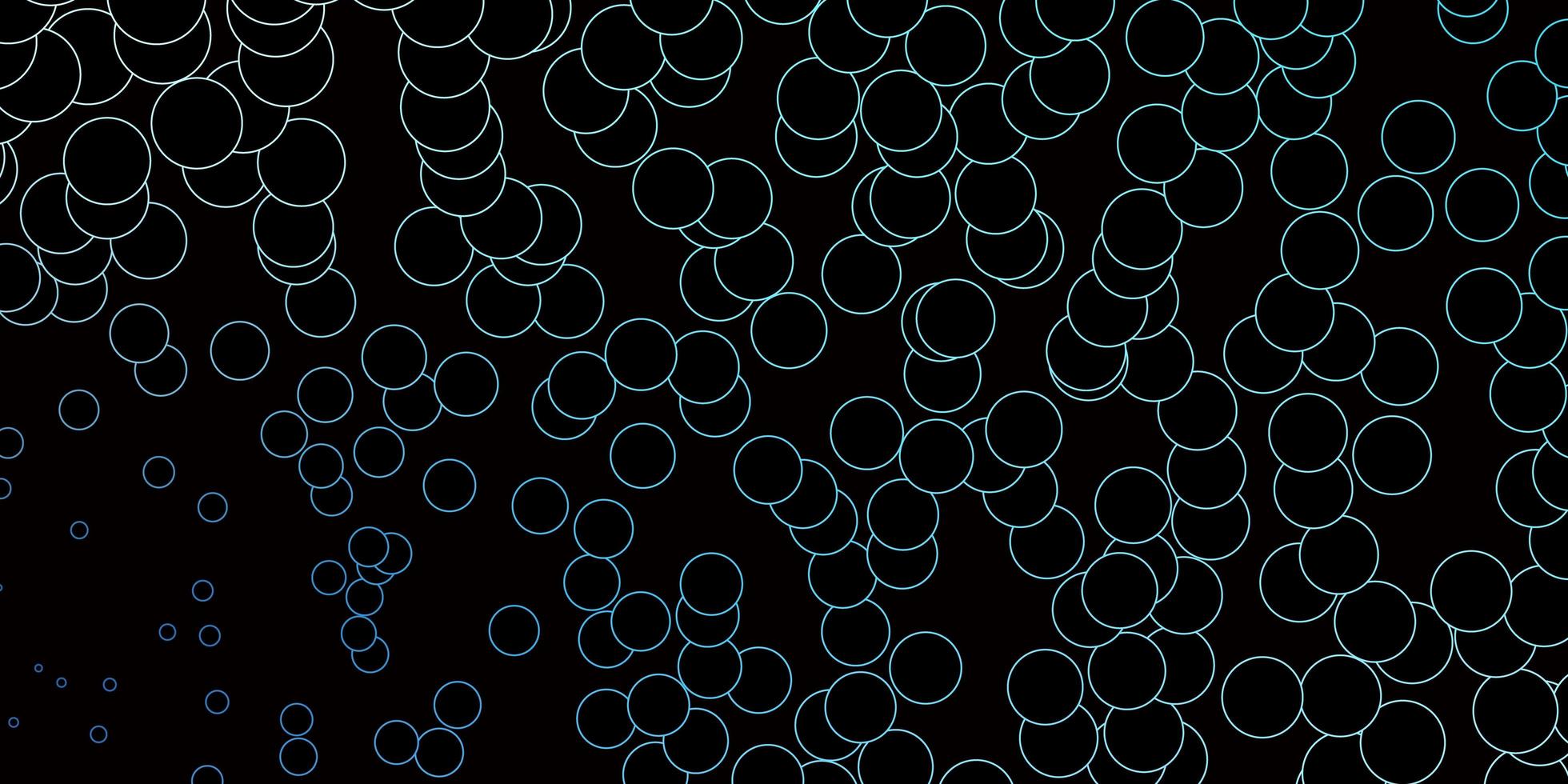 dunkelblaue Vektortextur mit abstrakter Darstellung der Scheiben mit bunten Flecken im Naturstilmuster für Tapetenvorhänge vektor
