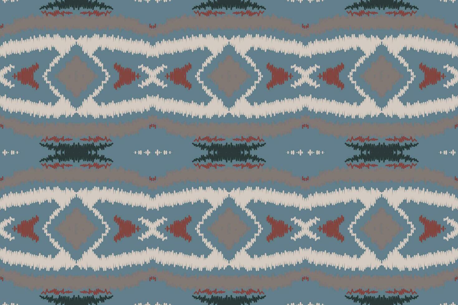 Ikat Damast Stickerei Hintergrund. Ikat druckt geometrisch ethnisch orientalisch Muster traditionell.aztekisch Stil abstrakt Vektor illustration.design zum Textur, Stoff, Kleidung, Verpackung, Sarong.