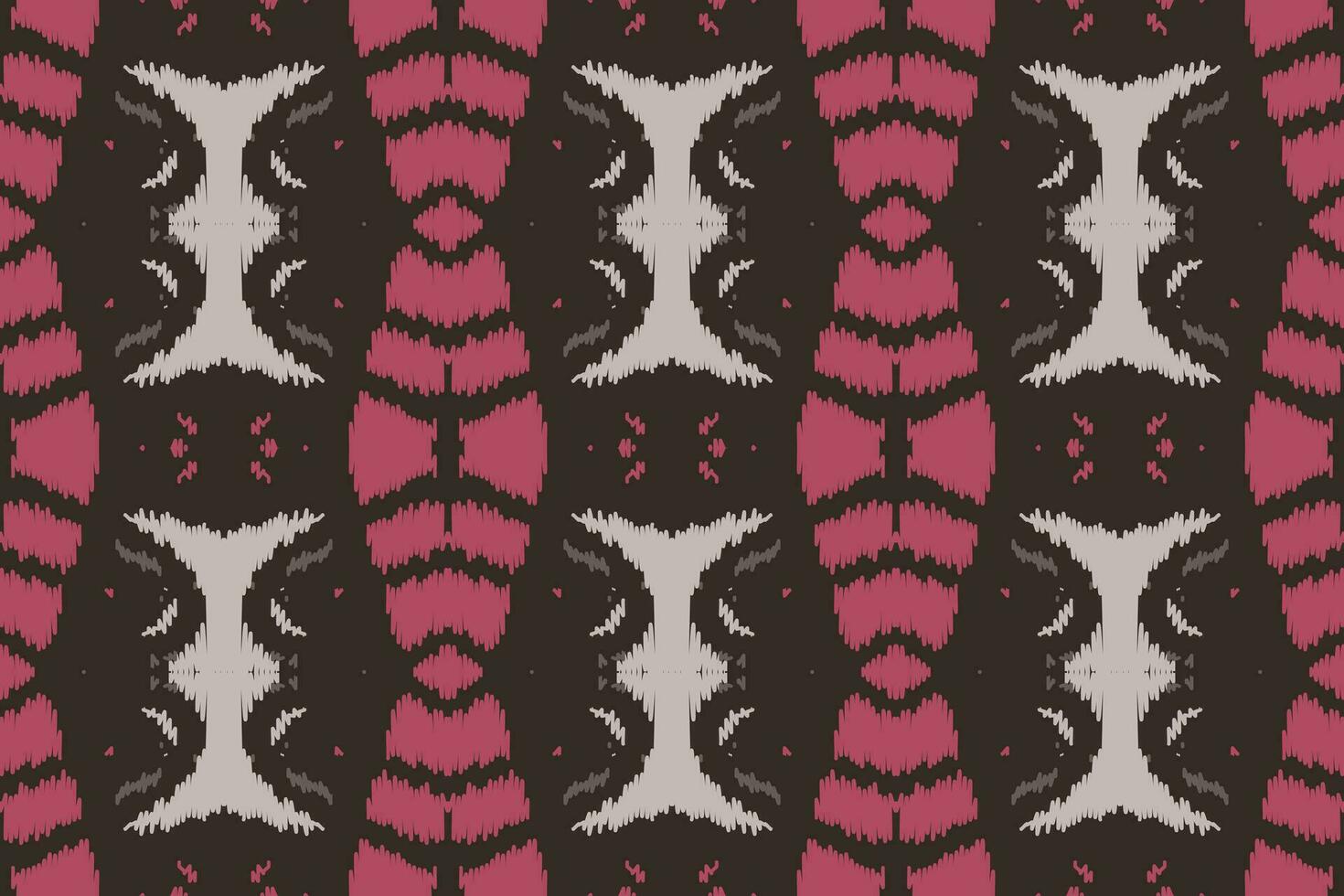 Ikat nahtlos Muster Stickerei Hintergrund. Ikat Streifen geometrisch ethnisch orientalisch Muster traditionell.aztekisch Stil abstrakt Vektor illustration.design zum Textur, Stoff, Kleidung, Verpackung, Sarong.